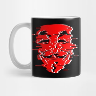 Anon Glitch Red Mug